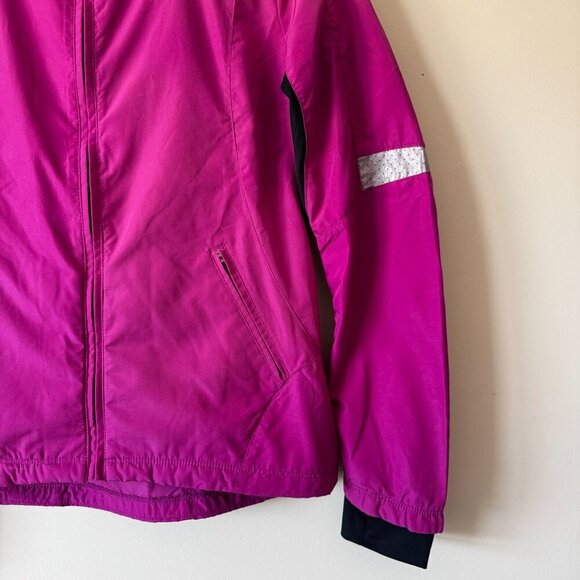 The Running Room | Mid Weight Magenta Reflector Running Jacket - Size S - Picture 3 of 13